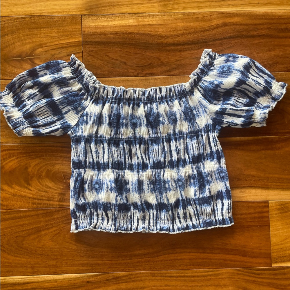 Zara Off-Shoulder Crop Top